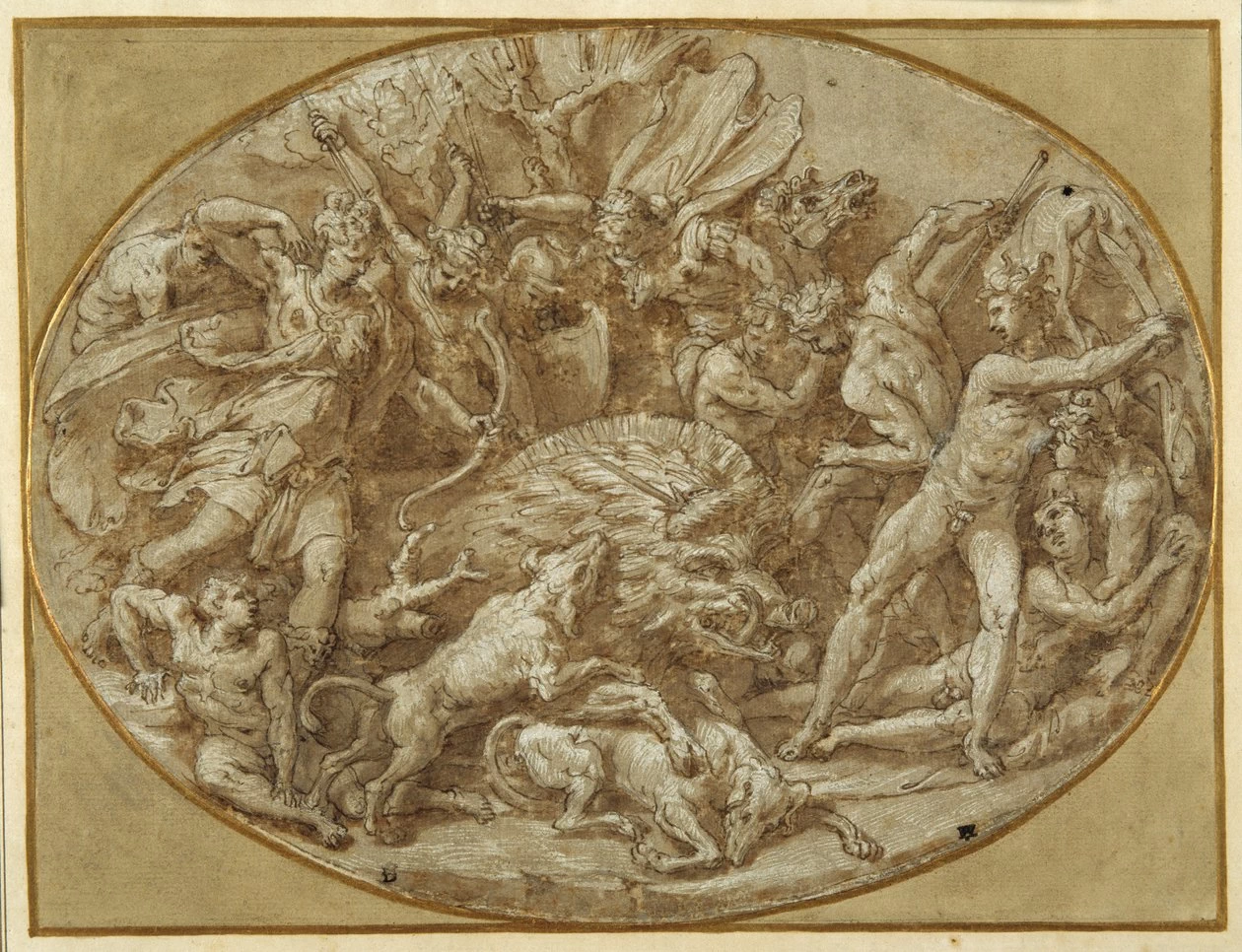 Perin del Vaga - 212, La caccia al cinghiale calidonio, The Devonshire Collections, Chatsworth